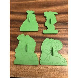 Vintage Lot 4 1990 Wilton Teenage Mutant Ninja Turtles TMNT Cookie Cutters Molds